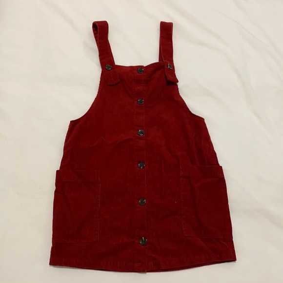 MANGO Corduroy Overall Mini Dress - Picture 1 of 5